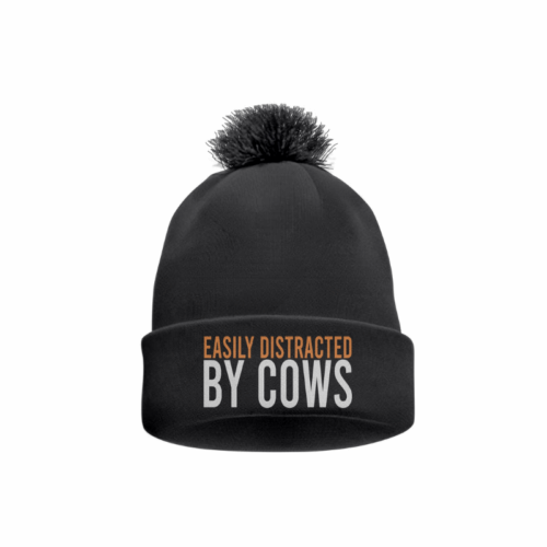 Easily Distracted By Cows Bobble Hat